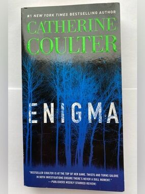 Catherine Coulter "Enigma" Paperback - Black & Blue Cover